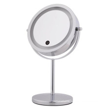 2017 hot new products touch screen switch makeup mirror with LED light